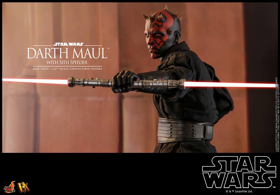 Hot Toys Darth Maul with speeder Sixth Scale Figure