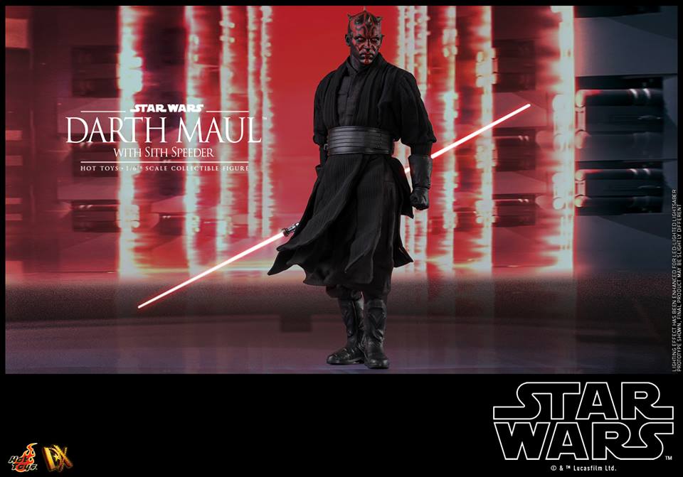 Hot Toys Darth Maul with speeder Sixth Scale Figure