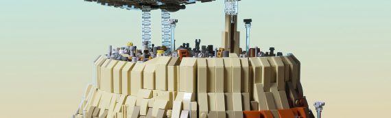 LEGO MOC – The Empire Over Jedha City par OneCase