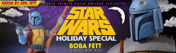 Gentle Giant – Animated Boba Fett Mini Bust Holiday en précommande