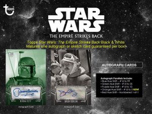 Présentation Noir et Blanc Topps Empire Contre-Attaque
