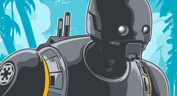 Dark Ink Art – “K2-SO He’s On Our Side » Artprint par Brian Miller