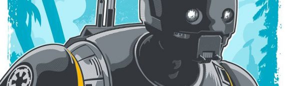 Dark Ink Art – “K2-SO He’s On Our Side » Artprint par Brian Miller