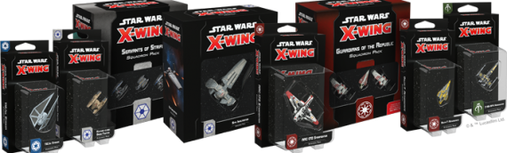X-Wing Miniature – La Wave 3 spéciale Clone Wars