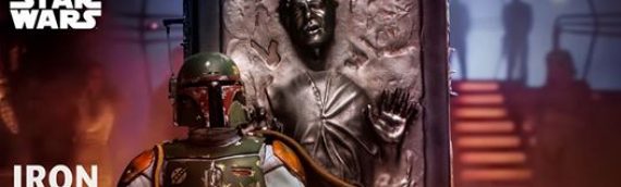 IRON STUDIOS – Boba Fett & Han Solo in carbonite Deluxe Art Scale 1/10