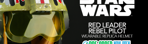 ANOVOS – Red Leader Rebel Pilot Helmet en précommande