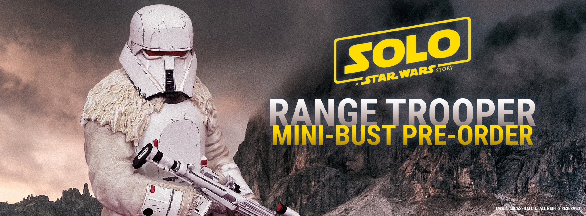 Gentle Giant – Range Trooper Mini-Buste en précommande