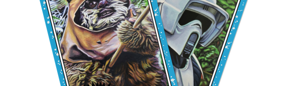 TOPPS – Star Wars Living Set: Wicket (33) et Scout trooper (34)