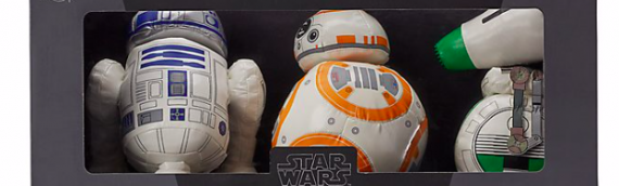DISNEY STORE : 3-pack des peluches droids The Rise of Skywalker