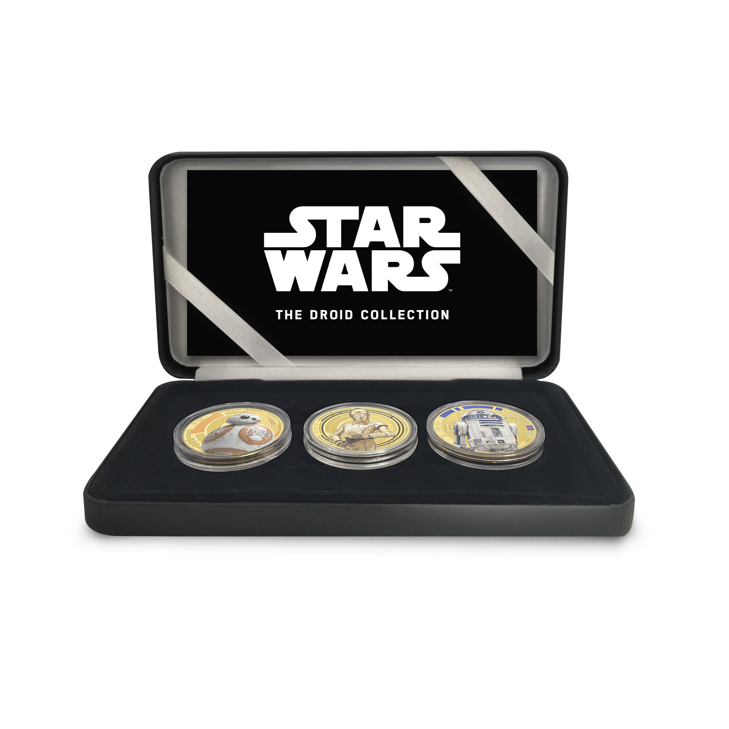 Coins – Les 3 droïdes de la saga réunis dans un beau coffret.