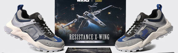 SWITFISH – 4 paires de baskets à customiser aux couleurs des X-wing de la Saga.