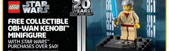 LEGO – Le polybag d’Obi-Wan Kenobi 20th Anniversaire offert en décembre aux Etats-Unis