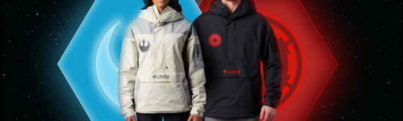 COLUMBIA – Nouvelles vestes Star Wars Dark & Light Side