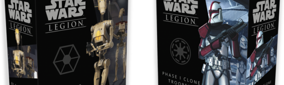 Fantasy Flight Games/Legion –  Nouvelles extensions dans la phase Clone Wars