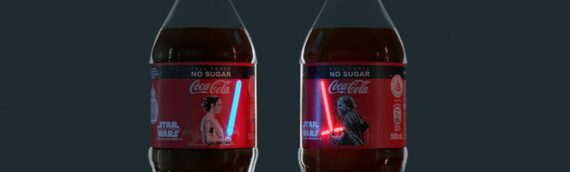 COCA-COLA : Des bouteilles Star Wars avec light-up en exclu à Singapour