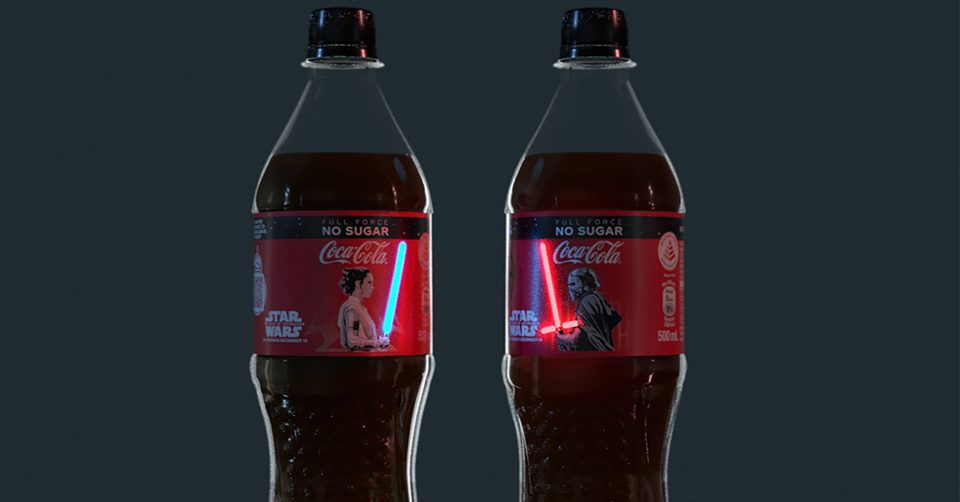 COCA-COLA : Des bouteilles Star Wars avec light-up en exclu à Singapour