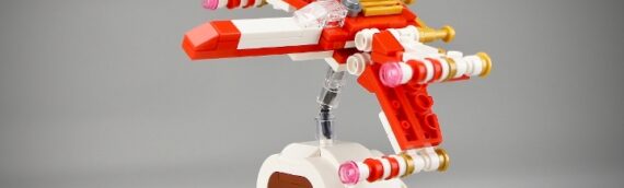 LEGO MOC – LEGO Star Wars Christmas X-Wing Microscale