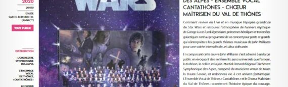 Annecy : Un concert symphonique Star Wars dans une église