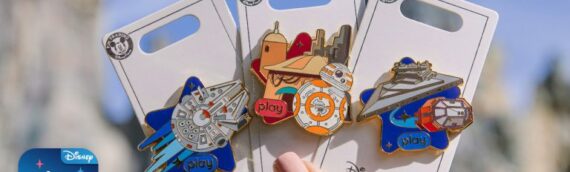 Disney Parks : 3 nouveaux Pin’s « Play »
