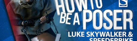 Sideshow Collectibles – « How to be a Poser » avec Luke Skywalker & Speeder Bike