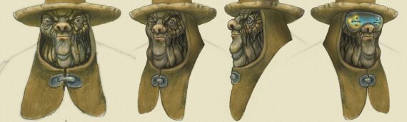 Regal Robot : Commande privée d’un buste du concept de Mcquarrie de Bib Fortuna