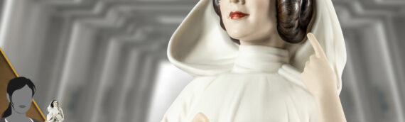LLADRO : Un belle statuette de la Princesse Leïa en porcelaine