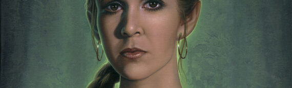 Jerry Vanderstelt « Princess Leia Fearless » Canvas originale en vente