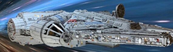 LEGO MOC – Un énorme Faucon Millenium de 50000 pièces