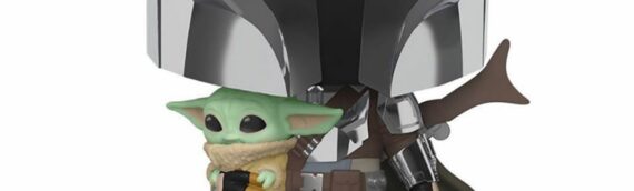 FUNKO POP : « Mandalorian with The Child » version 10 pouces