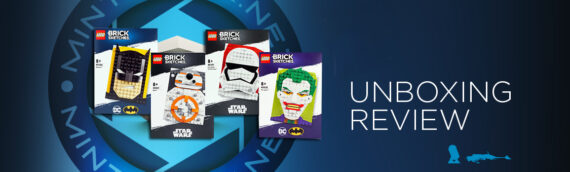 [Mintinbox Open the Box] LEGO Brick Sketches Batman, The Joker, Stormtrooper & BB-8