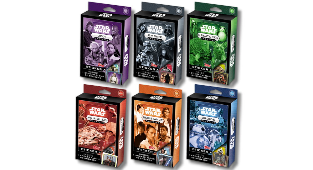 Topps : Une nouvelle colllection de stickers Fact File Star Wars