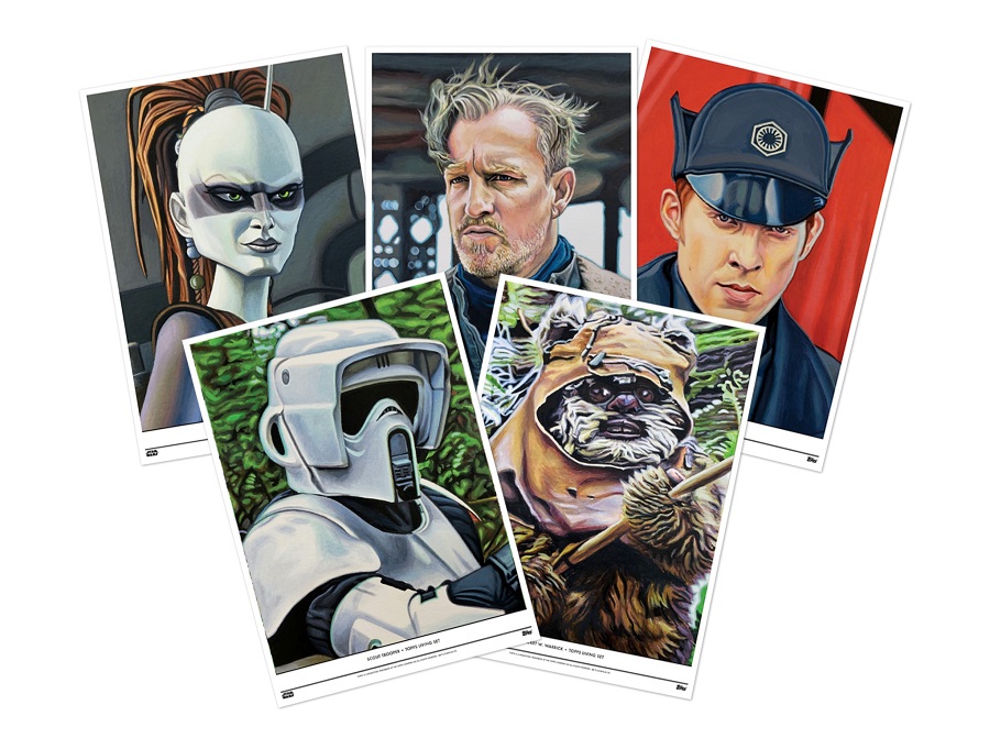 Topps – Star wars living set : Les 5 nouveaux Artprints de la semaine