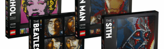 LEGO – Nouvelle gamme LEGO Art sets STAR WARS, Marvel, et d’autres