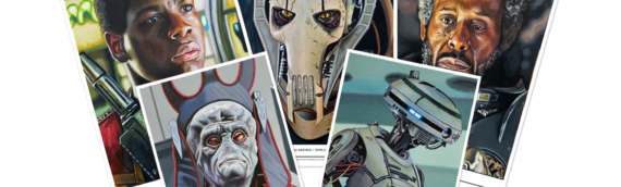 Topps Star wars Living Set – Artprint : Finn, Grievous, Saw, Nute et L3 pour cette nouvelle semaine