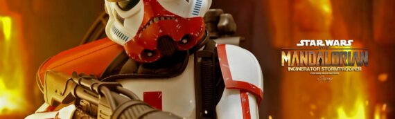 HOT TOYS -The Mandalorian Incinerator Stormtrooper Sixth Scale Figure en version de production