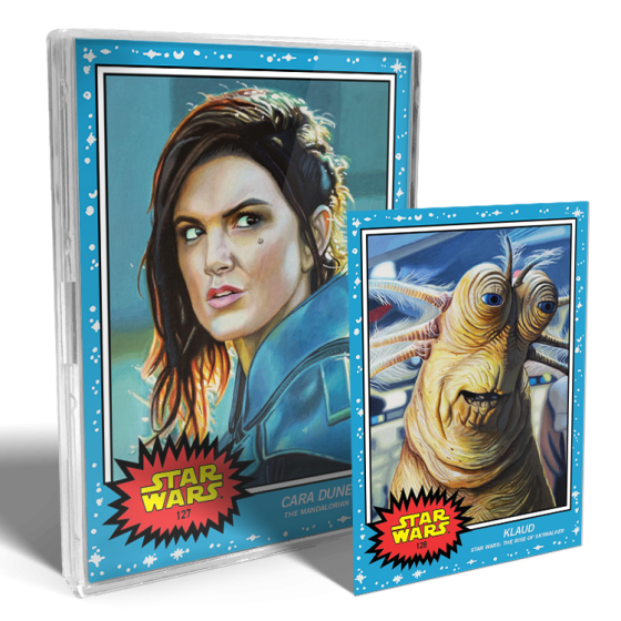 Topps Star wars Living Set : Cara Dune et Klaud sont les deux personnages de cette semaine
