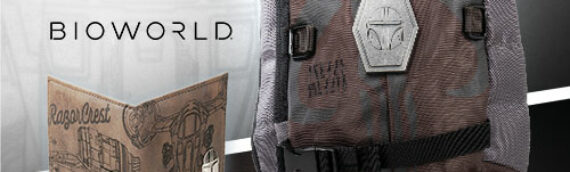 Bioworld – NYCC2020 : En exclusivité pour Entertainement Earth, un sac à dos et un portefeuille The Mandalorian