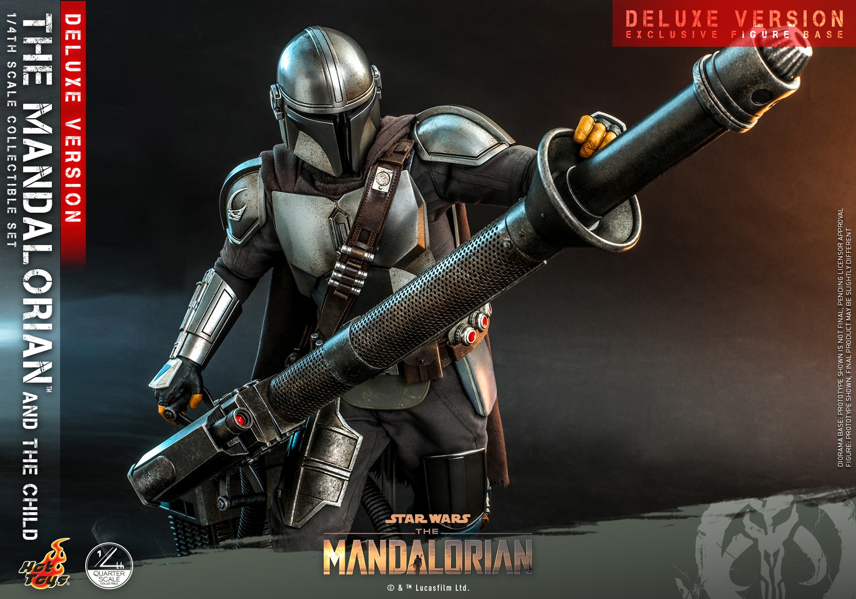 Hot Toys Le Mandalorian And The Child Quarter Scale Figure Mintinbox