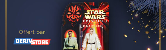 CONCOURS – Calendrier de l’avent : Jour 4 – La figurine Black series d’Obi-Wan Kenobi, 20th The Phantom Menace offerte par la boutique Deriv Store