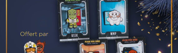 CONCOURS – Calendrier de l’avent : Jour 5 – Un lot de 4 Pin’s offert par FabDums