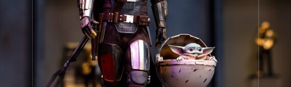 IRON STUDIOS – La statue du « Mandalorian and The Child » a l’échelle 1/4
