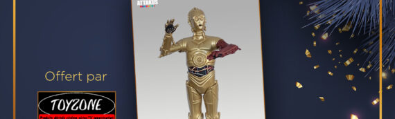Calendrier de l’avent Star Wars de MINTINBOX – Jour 11 : La statuette Attakus Elite Series de C3PO offerte par la boutique Toyzone