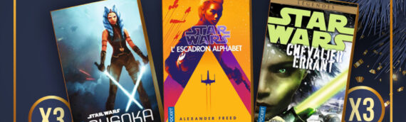 Calendrier de l’avent Star Wars de MINTINBOX – Jour 12 : Plusieurs romans offerts par Pocket