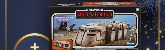 Calendrier de l’avent Star Wars de MINTINBOX – Jour 15 : Le transport de troupe Impérial Hasbro et un bon d’achat de 15€ offerts par la boutique Myth Factory