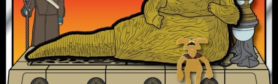 Leftcoast Graphics : Un set Patch/Pins Jabba & Salacious