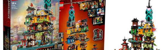 LEGO lève le voile sur le set 71741 Ninjago City Gardens