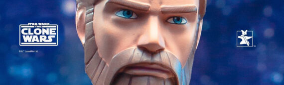 Gentle Giant : The Clone Wars Obi-Wan Kenobi Animated Mini Bust