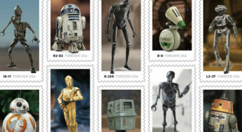 Une série de timbres spéciale Star Wars & Droids aux Etats-Unis