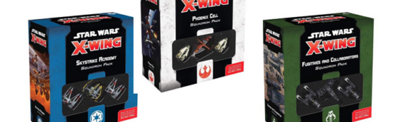 Atomic Mass Games – Xwing : 3 coffrets avec plusieurs vaisseaux bientôt disponibles