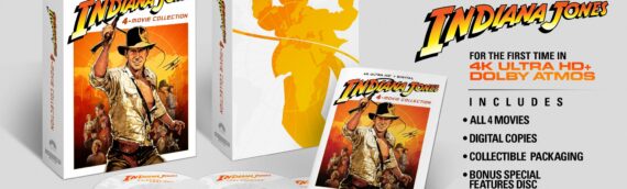 Les 4 films du célèbre archéologue arrivent en 4K dans un beau coffret !